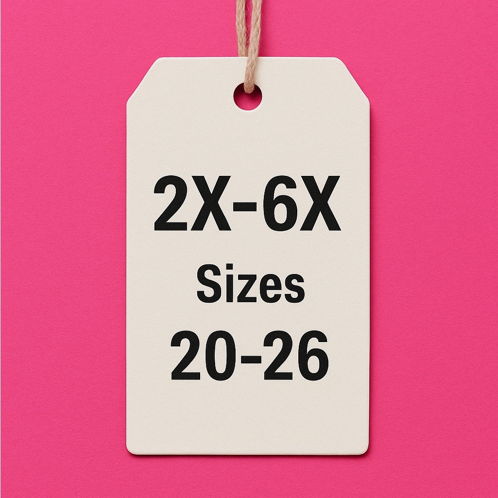 🩷 2X-6X Clothing